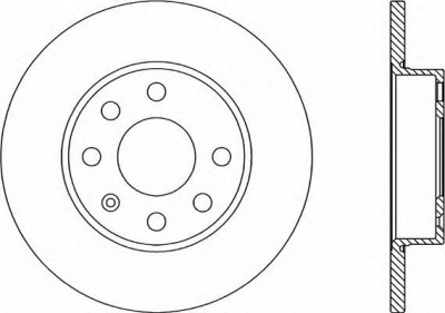 OPEN PARTS bda196710 -  Тормозной диск
